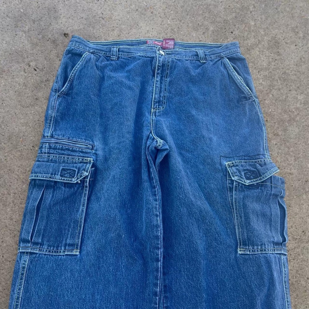 Vintage‎ Y2K 2000s Faded Glory Originals Baggy Carpenter Jeans Wide Leg